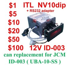 ITL NV10 JCM UBA-10 ID003 USD