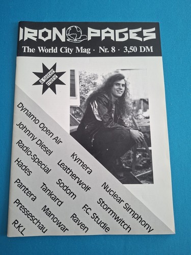 Iron pages 1989 - pages, fanzine