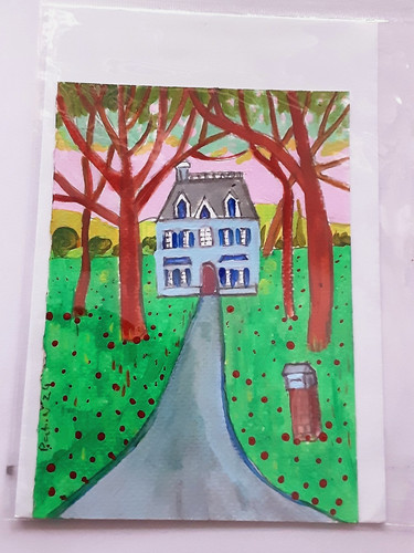 Original gouache gemälde - gouache,