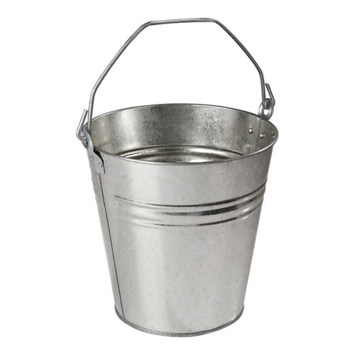 Eimer kübel stahlblech 5l - stahlblech, 12,5l