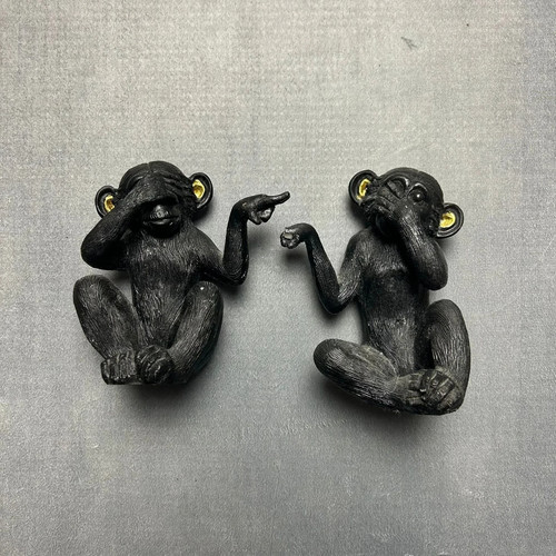 Vintage affen figuren set - affen,