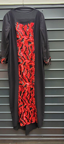 Abendkleid tiefschwarz - abendkleid,