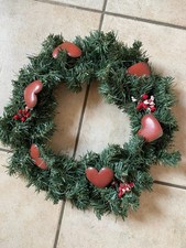 Türkranz / Deko Kranz Herz + - 40 cm Durchmesser