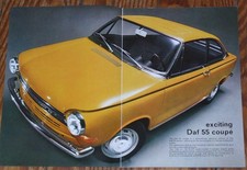 1971 DAF 55 Coupé Prospekt brochure n 33 44 66 Volvo