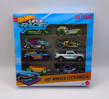 Hot Wheels Let's Race Netflix GT-Scorcher Baja Truck Dragon Blaster 8er Pack