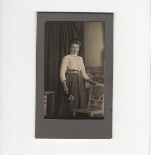 Cdv foto feine dame 1900er - cdv,