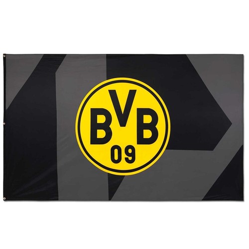 Bvb hissfahne schwarz - hissfahne, 250x150
