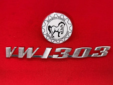 VW Käfer 113853687 1303 Schriftzug Motorhaube Haube Emblem  Haubenschriftzug Bug