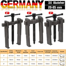 3-Tlg. 2 arm Lagerabzieher