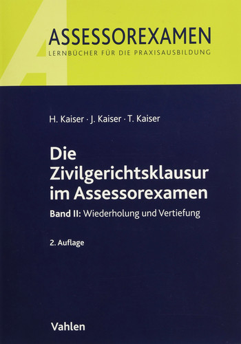 Kaiser vahlen zivilrecht - kaiser,