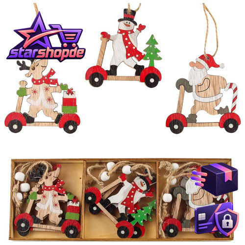 Christbaumschmuck holz - holz, 9