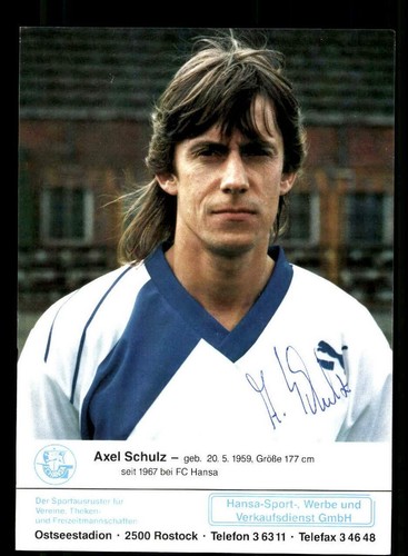 Axel schulz autogrammkarte - axel,