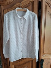 Taifun Damenbluse weiss rosa