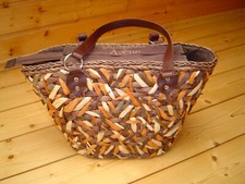 Basttasche EAU THERMALE AVÈNE, sehr schöne Farben, große Shopper