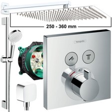 Hansgrohe Duscharmatur ShowerSelect Unterputz Thermostat Ibox Set [Gr. S/L/XXL]