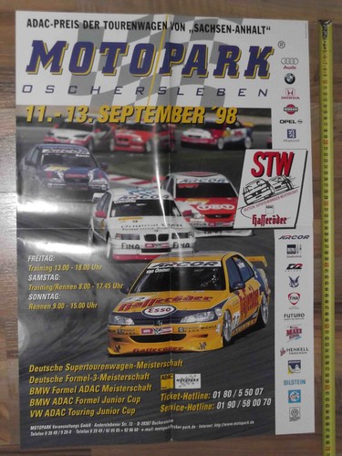 1998 stw poster oschersleben - stw,