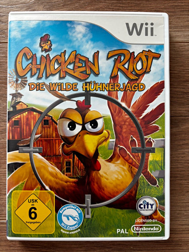 Wii spiel chicken riot - -, riot:
