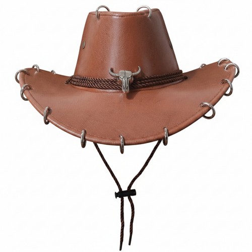 Westernhut mit stierschädel - mit,