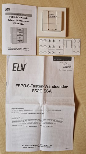 Elv fs20 kanal - kanal, s6a