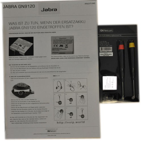 Jabra gn9120 9125 battery kit - battery,