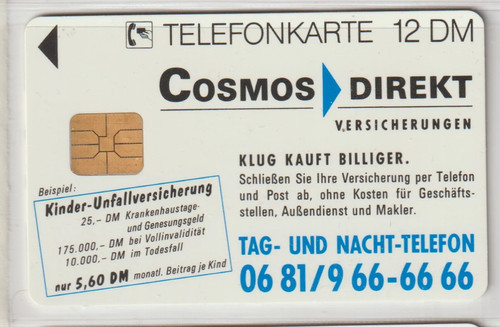 Telefonkarte michel - s,