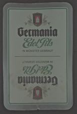 Skatspiel/Brauerei Germania Edel Pils - in Münster gebraut - Bielefelder Spielk.