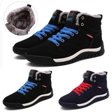 Herren Winterschuhe Warm Gefüttert Schneestiefel Athletisch Boots Winterstiefel