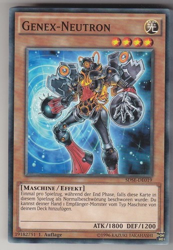 Genex neutron common - yu-gi-oh,