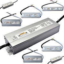 230 Volt / 12V out - Trafo Netzteil 10 - 400 Watt - LED Halogen Treiber IP 67