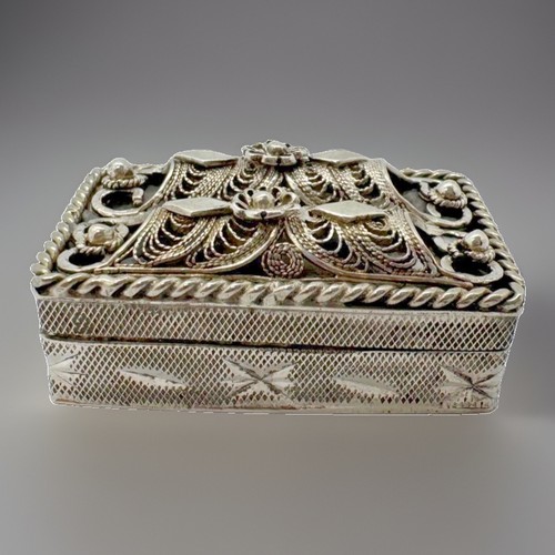 900 silber pillendose - 900/-,