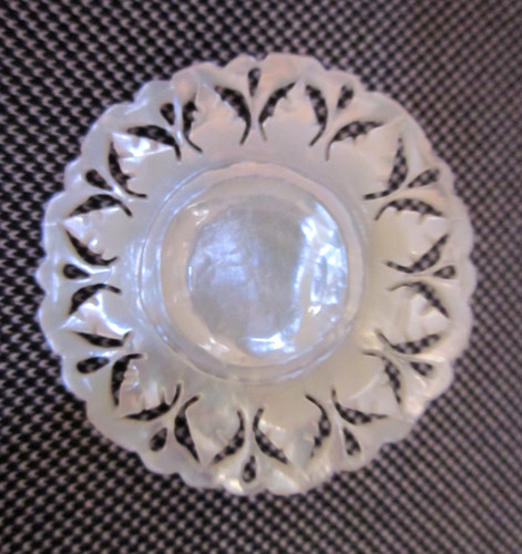 Vintage perlmutt brosche - vintage, 3,7
