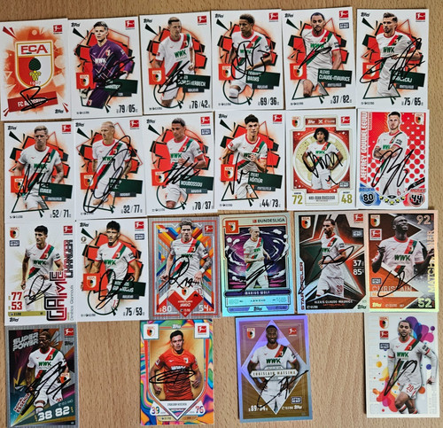 Match attax fc - attax, augsburg