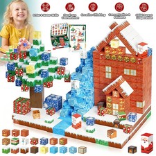150 PCS Minecraft Magnetische Bausteine Kinder Weihnachtsspielzeug Geschenk
