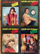 Zeitschrift melodie und rhythmus 4 hefte 1971 Uschi Brüning DDR Ostalgie