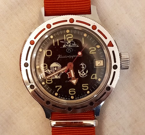 Russische uhr vostok - uhr, amphibia