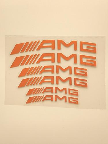 Amg bremssattel sticker - 6x,