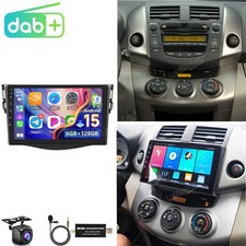 6G+128G Carplay Autoradio Für Toyota RAV4 2007-2011 Android 15 GPS Navi DAB+ KAM