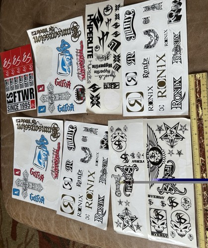 Lot sticker sheets skate - 8,