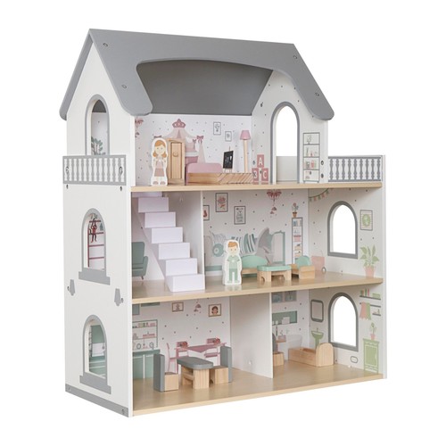 Puppenhaus xxl großes holz - puppenhaus,