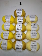 13 Knäuel (1) Strickgarn Lang Fantomas, 75% Schurwolle Superwasch 25% Polyamid