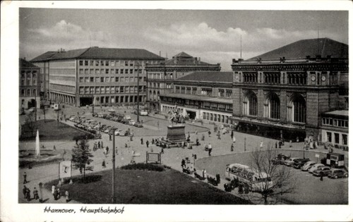 Hannover hauptbahnhof - ak,