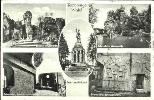 Hermannsdenkmal externsteine - hermannsdenkmal, x
