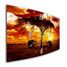 BM Wanduhr 60 cm x 30 cm