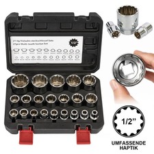 21tlg steckschlüssel - 1/2",