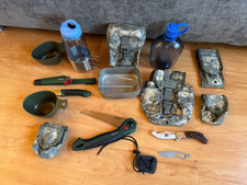 Bushcraft Outdoor Konvolut Nalgene Oasis Messer Säge Edelstahl Kochset Becher