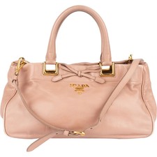 Prada Pink Vitello Daino Bow