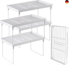 NiHome 4er-Pack stapelbares