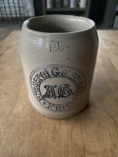 Alter Brauereikrug der Geismannbrauerei in Fürth AG Bierkrug Steinkrug Humpen