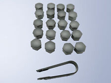 original Radschraubenkappen Set grau metallic 4F0601173 Audi A1 A3 A4 A5 A6