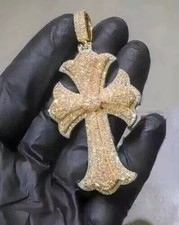 NEU 14K Gelbgold plattiert 3Ct